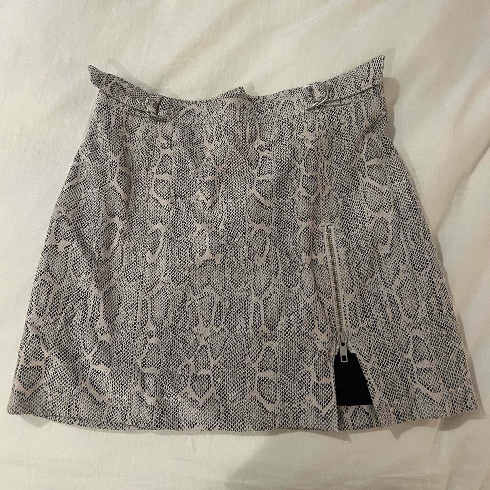 Free People Leather Skirt